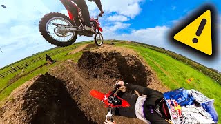 WE MADE HUGE PIT BIKE TRACK UPGRADES [upl. by Artap]