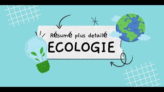 Résumé détaillé du module écologie générale شرح بالعربية لملخص فيه كل تفاصيل مادة ايكولوجي [upl. by Jobyna]