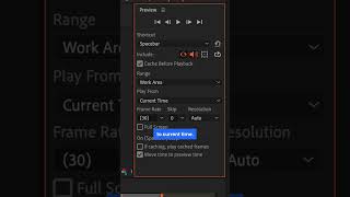 Playback From Current Time in After Effects [upl. by Keir]