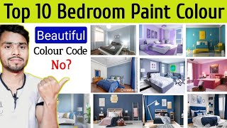 Top 10 Bedroom Paint Colour Inspiration  Bedroom Paint Colour Combination [upl. by Licha196]