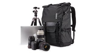 Camera bags  Thule Covert DSLR Rolltop Backpack [upl. by Ardrey]