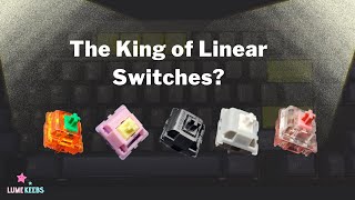 Linear Switches Comparison on Mr Suit  BEST Linear Switches Oil King Tangerine Banana Split KTT [upl. by Ellehcyt]