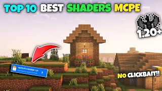 Top 10 Best Shaders For Minecraft 120  Render Dragon Shaders Minecraft PE [upl. by Ydnagrub]