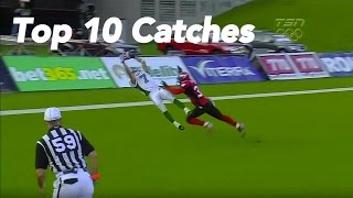 CFL Top 10 Catches of 2012 [upl. by Miguelita463]