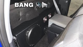 SOUND SYSTEM ON MY 2021 F150 SINGLE CAB [upl. by Ahtabbat]