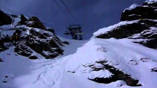 Val dIsere upandover chair lift [upl. by Kwapong]