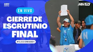 EnVivo Cierre de Escrutinio Final para Diputados de la Asamblea  PARTE 1 [upl. by Auot]