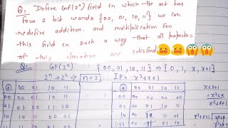 Galois Field Examples in information Theory and coding part 2 Lec23  ITC [upl. by Frannie]