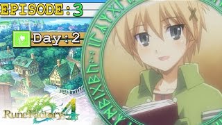 Rune Factory 4 Ep 3 Eliza The Request Box Meeting Townsfolk [upl. by Pascha]