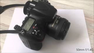 NIKKOR AF 50mm f14D vs NIKKOR AFS 50mm f14G Скорость автофокуса  Autofocus speed [upl. by Layor]