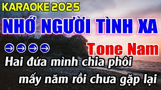 Nhớ Người Tình Xa Karaoke Tone Nam Karaoke Hoàng Giang 62 [upl. by Ag]