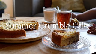 How To Make Summer Crumble Cake  Slow Morning  Ikea Shopping [upl. by Refannej]