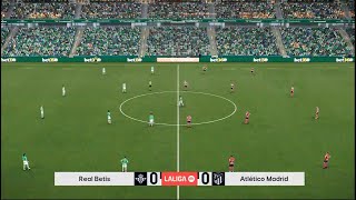 Real Betis vs Atletico Madrid  La Liga  PES 2021  PC Gameplay  4K [upl. by Imoin]