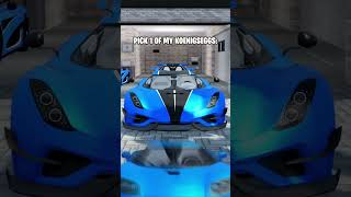 Pick A Koenigsegg In Driving Empire drivingempire roblox robloxgame koenigsegg fyp [upl. by Ylagam]