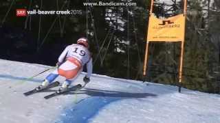 FIS Ski World Cup Vail Beaver Creek 2015  DH  Patrick Kueng [upl. by Dustan]