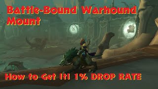 Gnawed Reins of the BattleBound Warhound Mount Full Guide Shadowlands WOW [upl. by Kerrie]