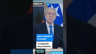 ¿Boric saludará a Trump “Eso depende del presidente” [upl. by Bax539]