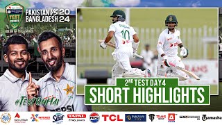 Short Highlights  Pakistan vs Bangladesh  2nd Test Day 4  PCB  M1X1U [upl. by Neva732]