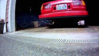 AE86 with custom vibrant performance exhaust [upl. by Aidiruy]