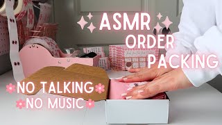 ✨ASMR ✨Small Business Order Packing  Lets pack orders ASMR edition packaging orders ASMR [upl. by Alaehs505]