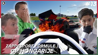 DE SCHADE GAAT AAN💥  GP van Hongarije 🇭🇺  F1 Racekampioenschap 13 [upl. by Ellehcar]