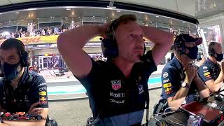 Christian Horners reaction to the new world champion Max Verstappen HD [upl. by Nancee177]