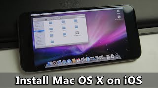 How to Install Full Mac OS X on the iPhone or iPad Using UTM No Jailbreak [upl. by Fonda]