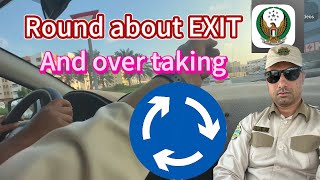 driving Education Automatic driving test tips Round about EXIT AND OVER TAKING [upl. by Anastas226]