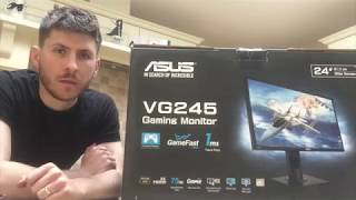 Unboxing the ASUS VG245H gaming monitor [upl. by Eisned]