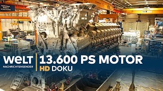 MEGADIESEL  Wie ein 13600 PS Motor entsteht  HD Doku [upl. by Underwood]