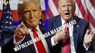 MAREKANIWAPINZANI WA TRUMP WAPANGA MAANDAMANO KUMPINGA KABLA YA KUAPISHWA KWAKE MWAKANI [upl. by Etteniotna]