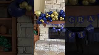 Easy and Elegant Graduation Balloon Garland [upl. by Willing]