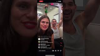 Ilona Maher and Alan Bersten Instagram Live October 29 2024 [upl. by Nire892]