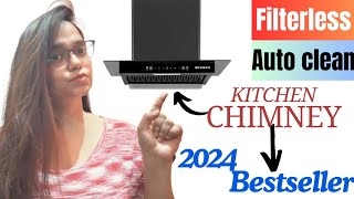 Faber Filterless Autoclean Chimney 2024⚡Faber HOOD IGNIS IN HC SC BK FL 60CM 1300 Suction⚡Gesture [upl. by Melosa]