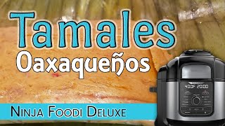 Tamales Oaxaqueños en la Ninja Foodi [upl. by Anirehs]