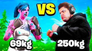 Gros vs Maigre sur Fortnite  🍔🥕 ft Baca [upl. by Gingras]