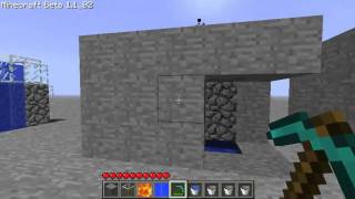 Cobblestone Factory  Compact Minecraft Cobblestone Generator [upl. by Norvell323]