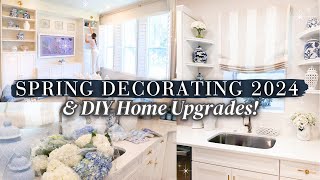 Decorate with Me🪻DREAMY SPRING DECORATING 2024  DIY HOME IDEAS [upl. by Assyl]