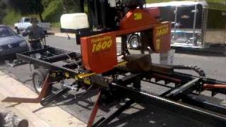 Urban Logs to Lumber TimberKing 1600 Portable Saw Mill [upl. by Rossi240]