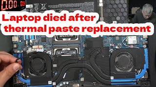 Acer Predator Triton 300  Customer replaced the thermal paste and the laptop died what went wrong [upl. by Nat]