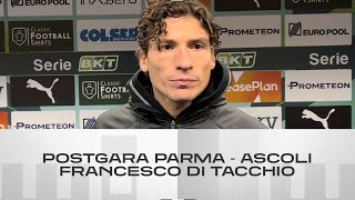 Francesco Di Tacchio  Postgara ParmaAscoli  Ascoli Calcio [upl. by Leruj]