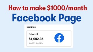 How to earn money on Facebook 2024  make money online facebook monetization fb [upl. by Chuu]