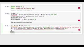 Teorema central del límite con python [upl. by Tahp575]