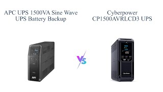 APC UPS 1500VA vs CyberPower 1500VA 💡 Which is Best for You [upl. by Forras]