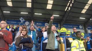 Portsmouth and Plymouth Argyle fans singing after 11 draw at Fratton Park 14th April 2017 [upl. by Akeimat]