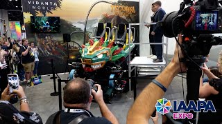 quotTecuani Beastquot Vidanta World  Train Reveal  IAAPA Expo 2024 [upl. by Veejar]