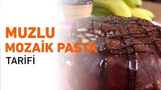 Muzlu Mozaik Pasta Tarifi  Muzlu Mozaik Pasta Nasıl Yapılır [upl. by Quintus]