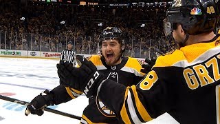 Connor Clifton pads Bruins lead with first NHL goal [upl. by Ainekahs]