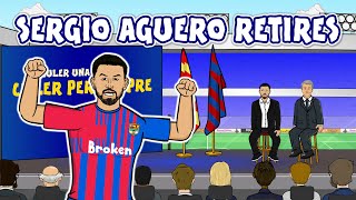 😥Sergio Aguero Retires😥 [upl. by Ede92]