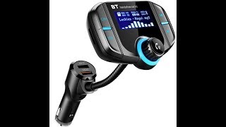 LEHXZJ Bluetooth FM Transmitter  USB charger  Handsfree  Product test [upl. by Odravde]